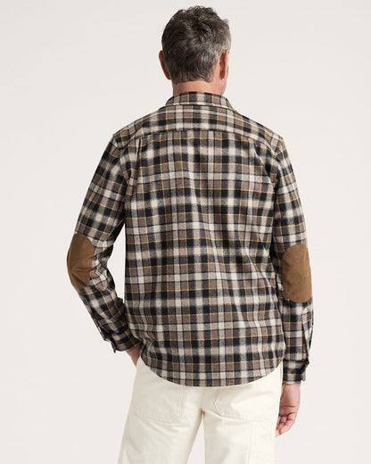 Pendleton MEN'S PLAID ELBOW-PATCH TRAIL SHIRT