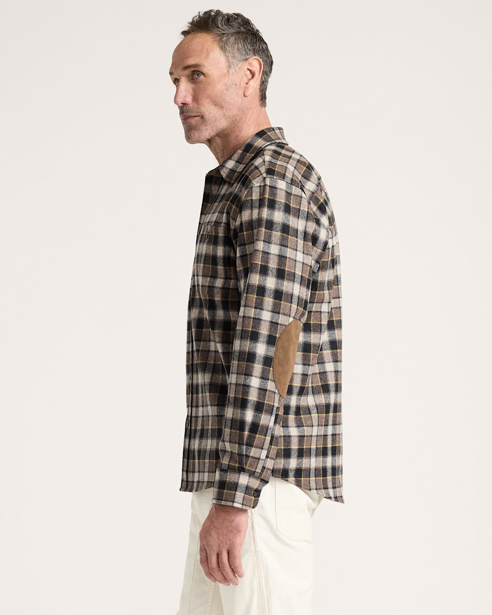 Pendleton MEN'S PLAID ELBOW-PATCH TRAIL SHIRT