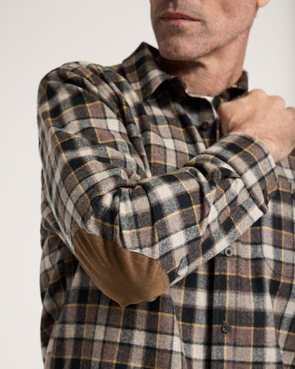 Pendleton MEN'S PLAID ELBOW-PATCH TRAIL SHIRT